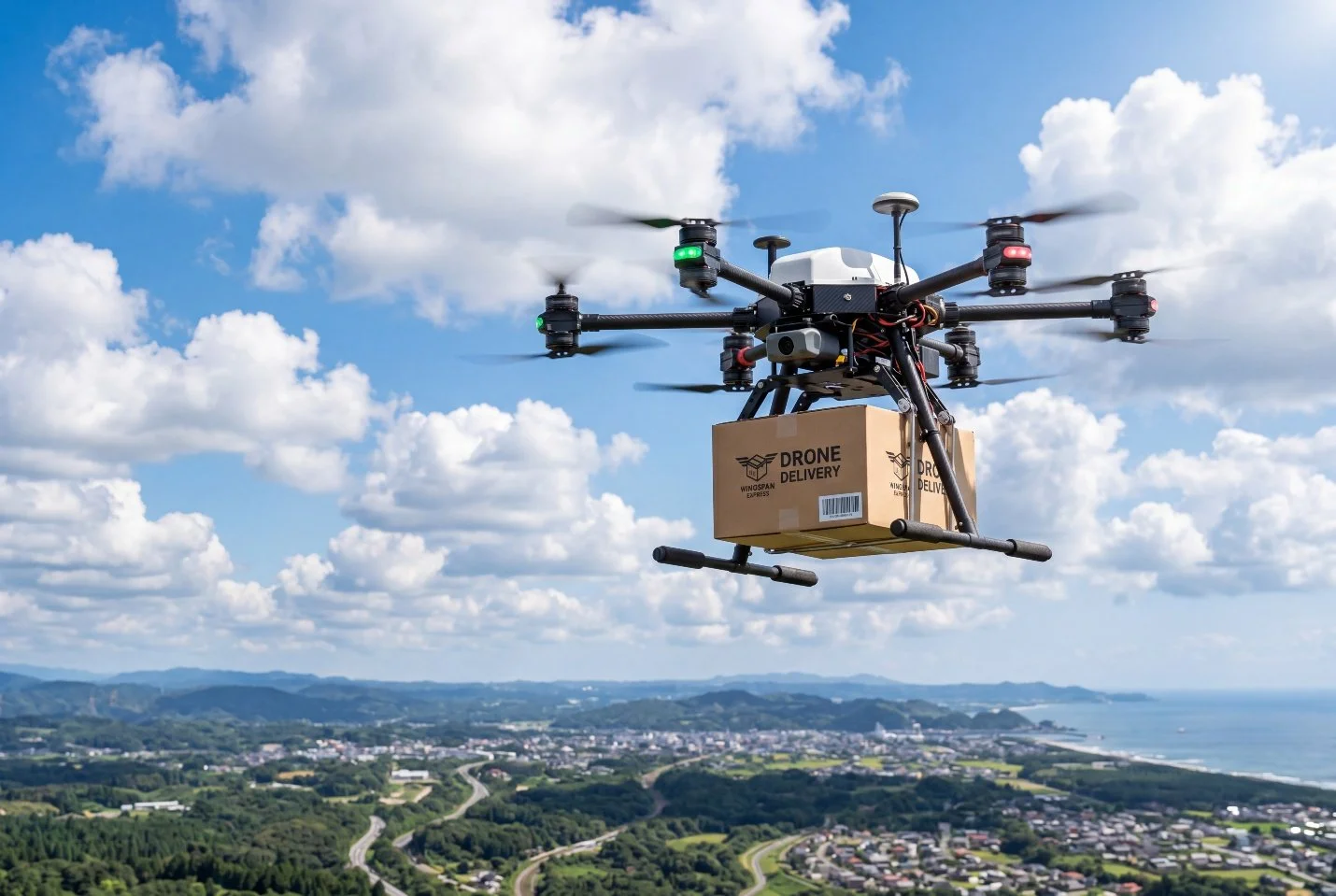 Vibration Testing Package Delivery Drones Using the Spider-81 Controller and Sentek Dynamics Shakers