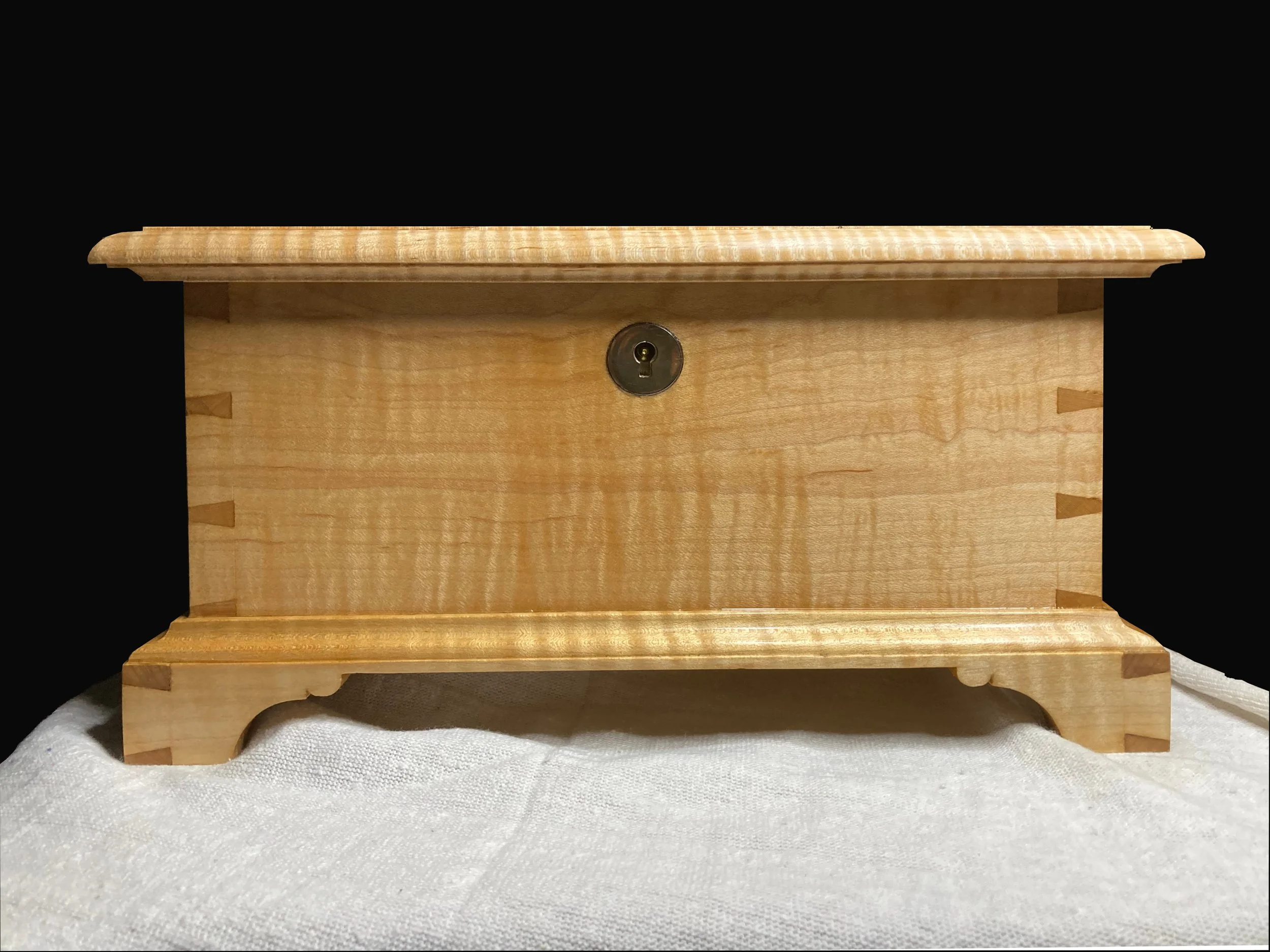 Miniature Curly Maple Chest