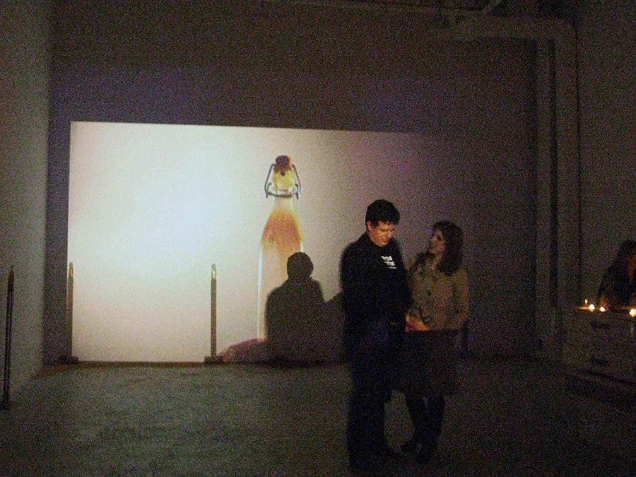 The Hole Gallery installation: April 18, 2013: Video-projection.