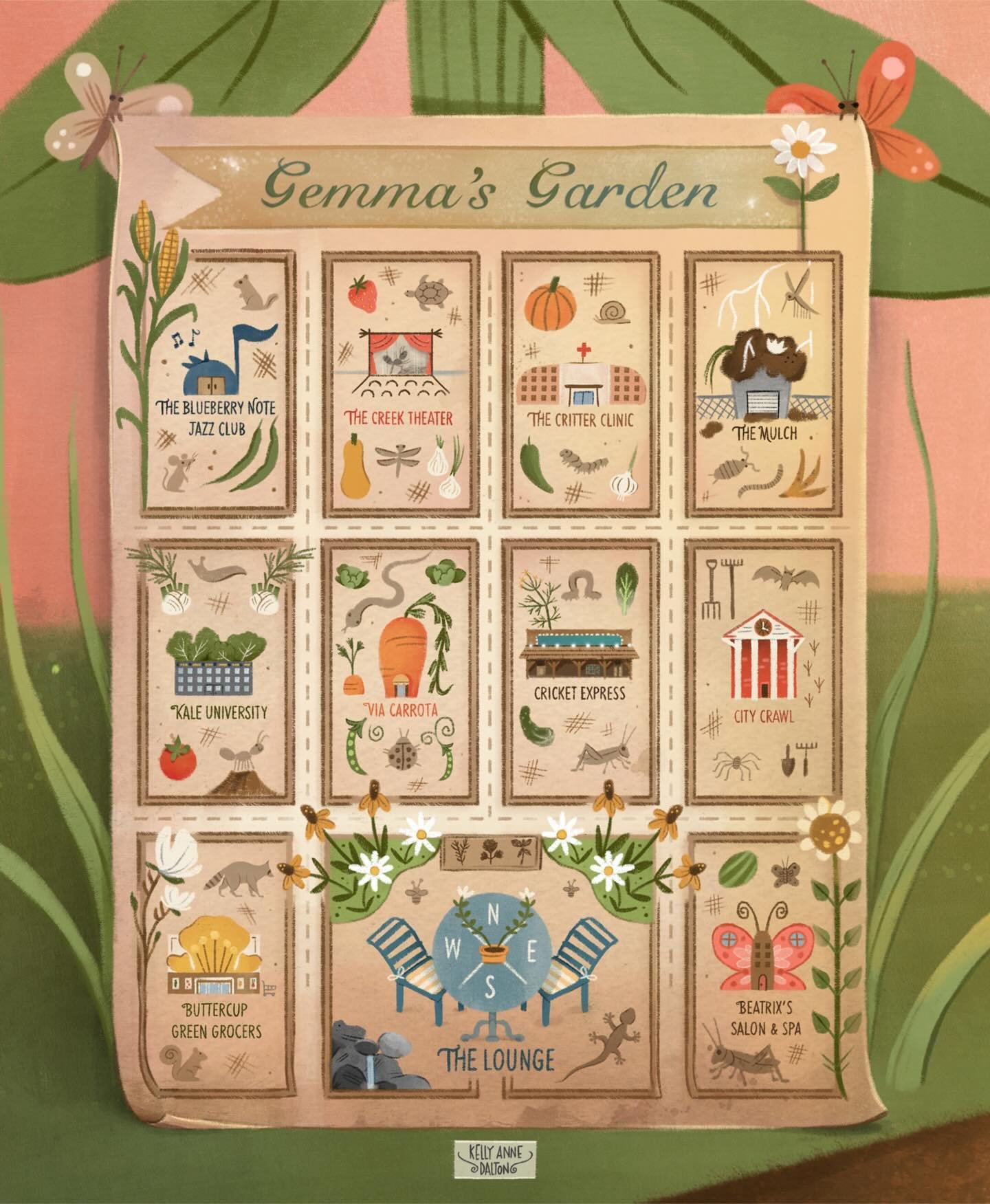 Where will the next adventure be? 🤔

Gemma&rsquo;s Garden Map from Addie Ant Goes on an Adventure ❤️🐜 Swipe to see the authors&rsquo; notes and map details ✏️ 

A picture book is a duet between words and images- both co-creating a magical experienc
