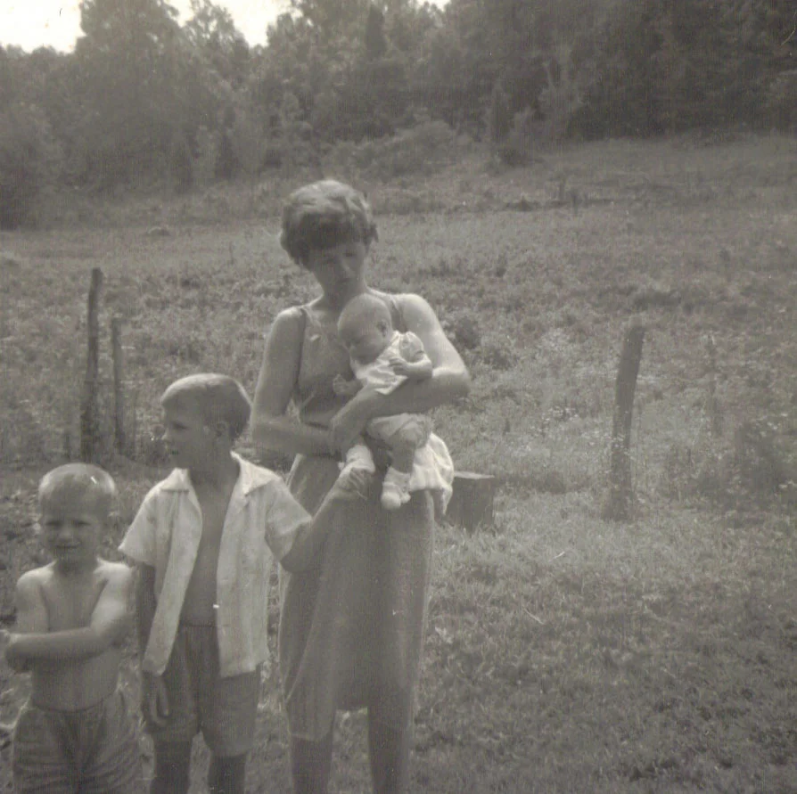 {Nan with my two uncles and my mother on July 4, 1964}