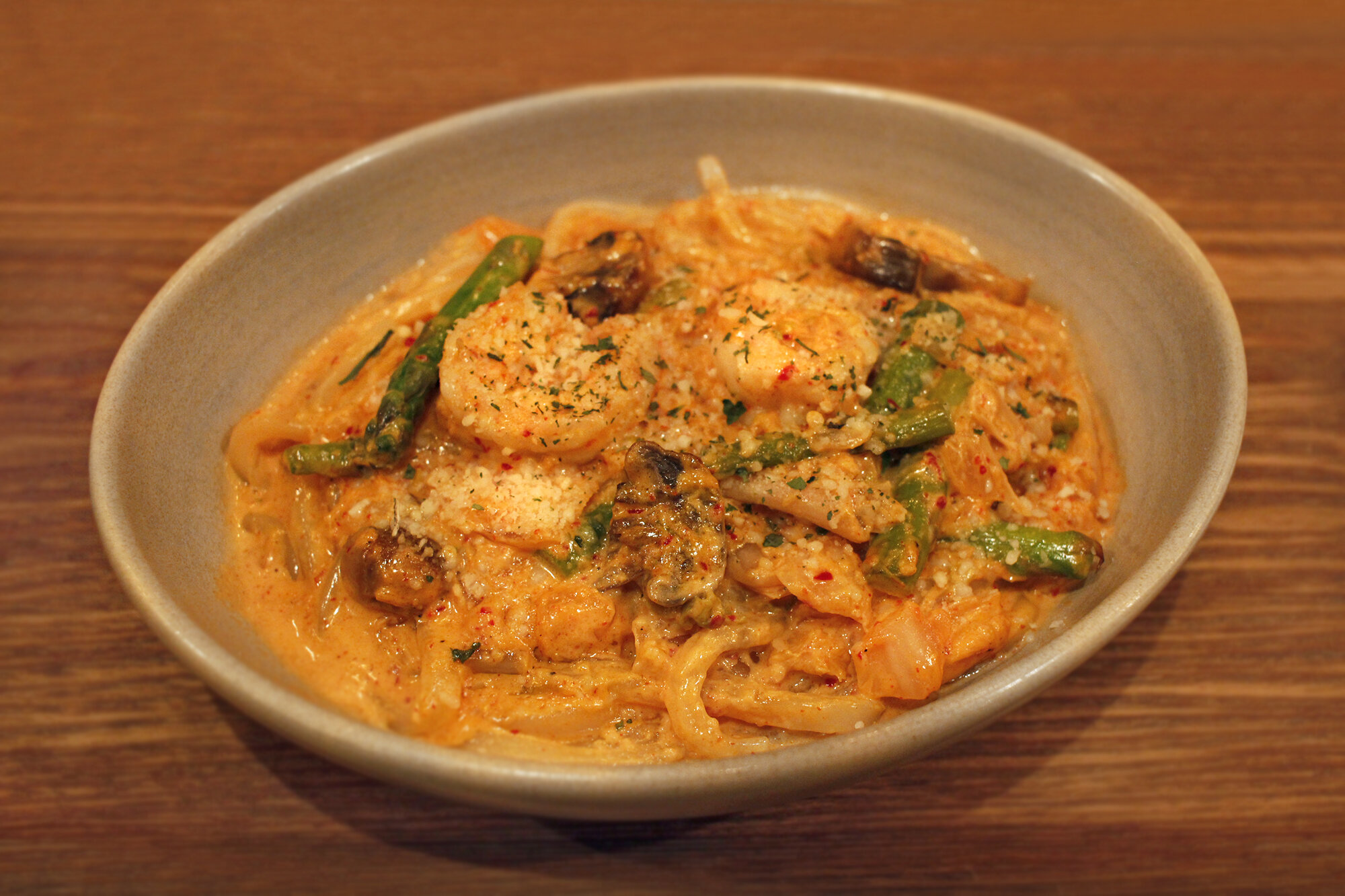 Kimchi Cream Udon $14.95