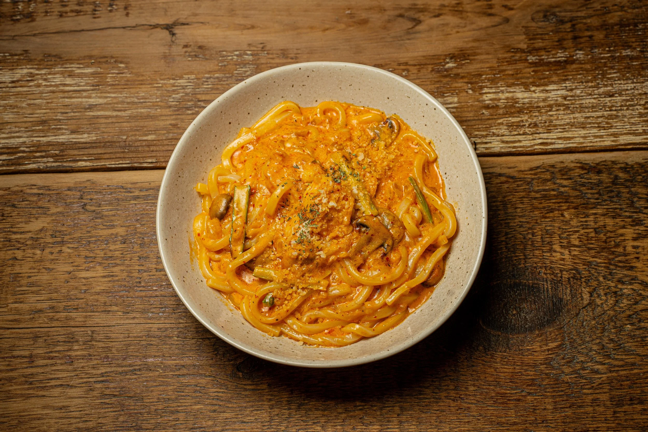 Kimchi Cream Udon $15