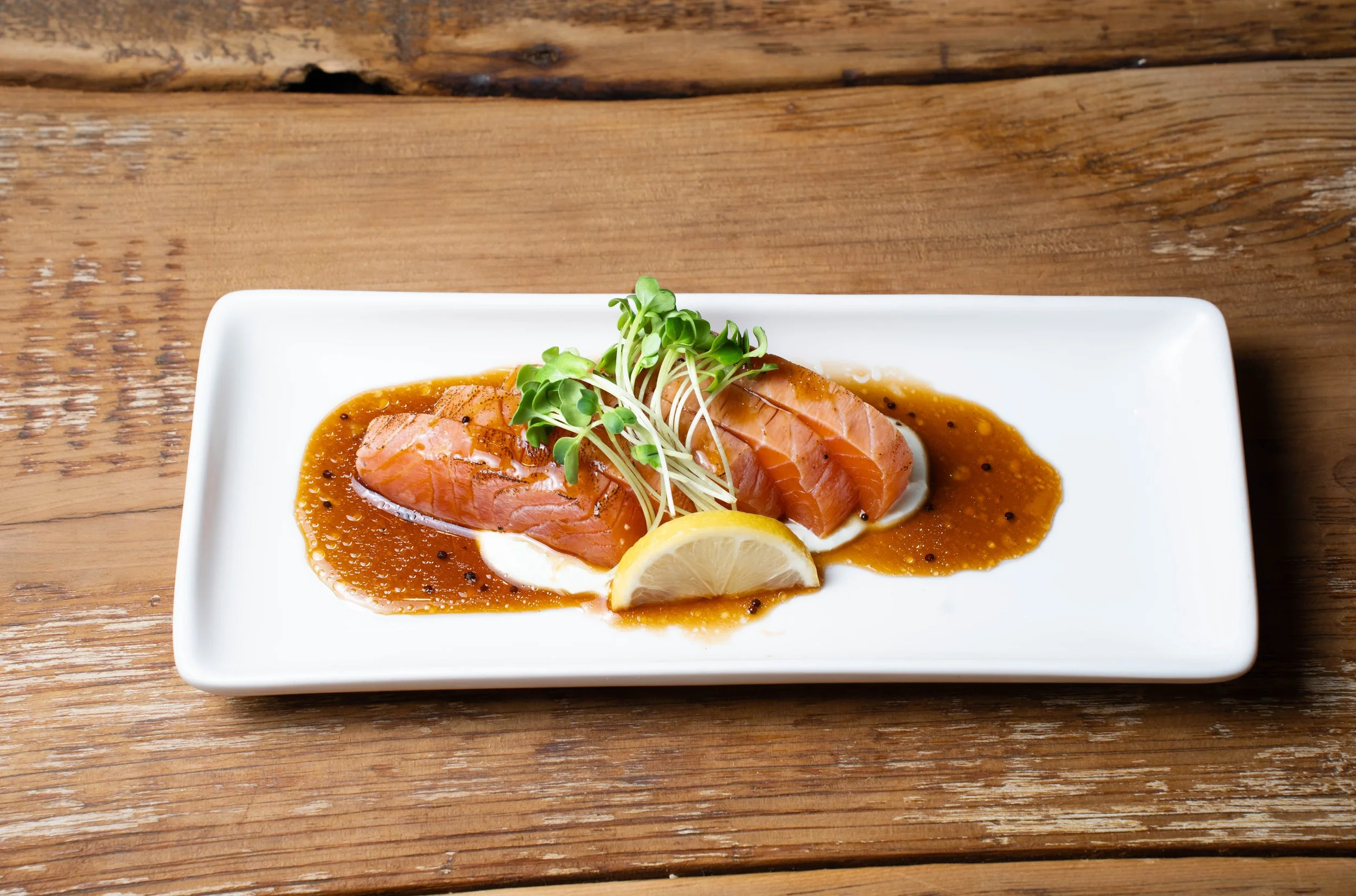 Salmon Carpaccio $10.95