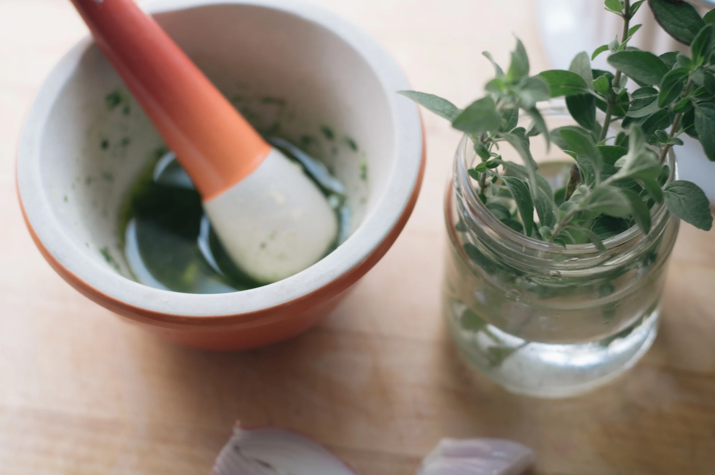 Raw Herb Garlic Dressing — To Be Manifest the life you
