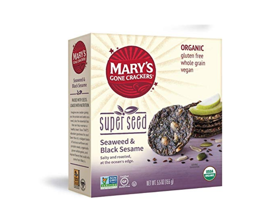 Seaweed Sesame Crackers, $6