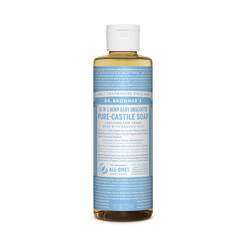   Pure Castile Liquid Soap Unscented   Dr. Bronner’s 