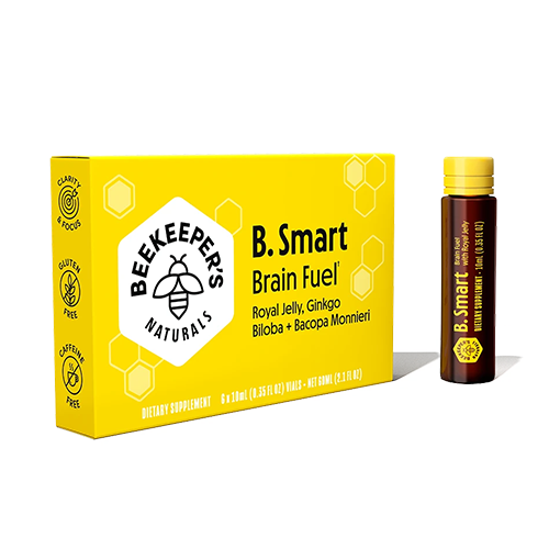  Beekeeper’s Naturals B. Smart Brain Fuel   Get 15% off your purchase with code TBM 