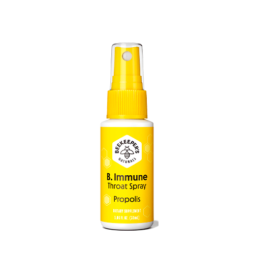   Beekeeper’s Naturals B.Immune Throat Spray   Get 25% off with code TBM 