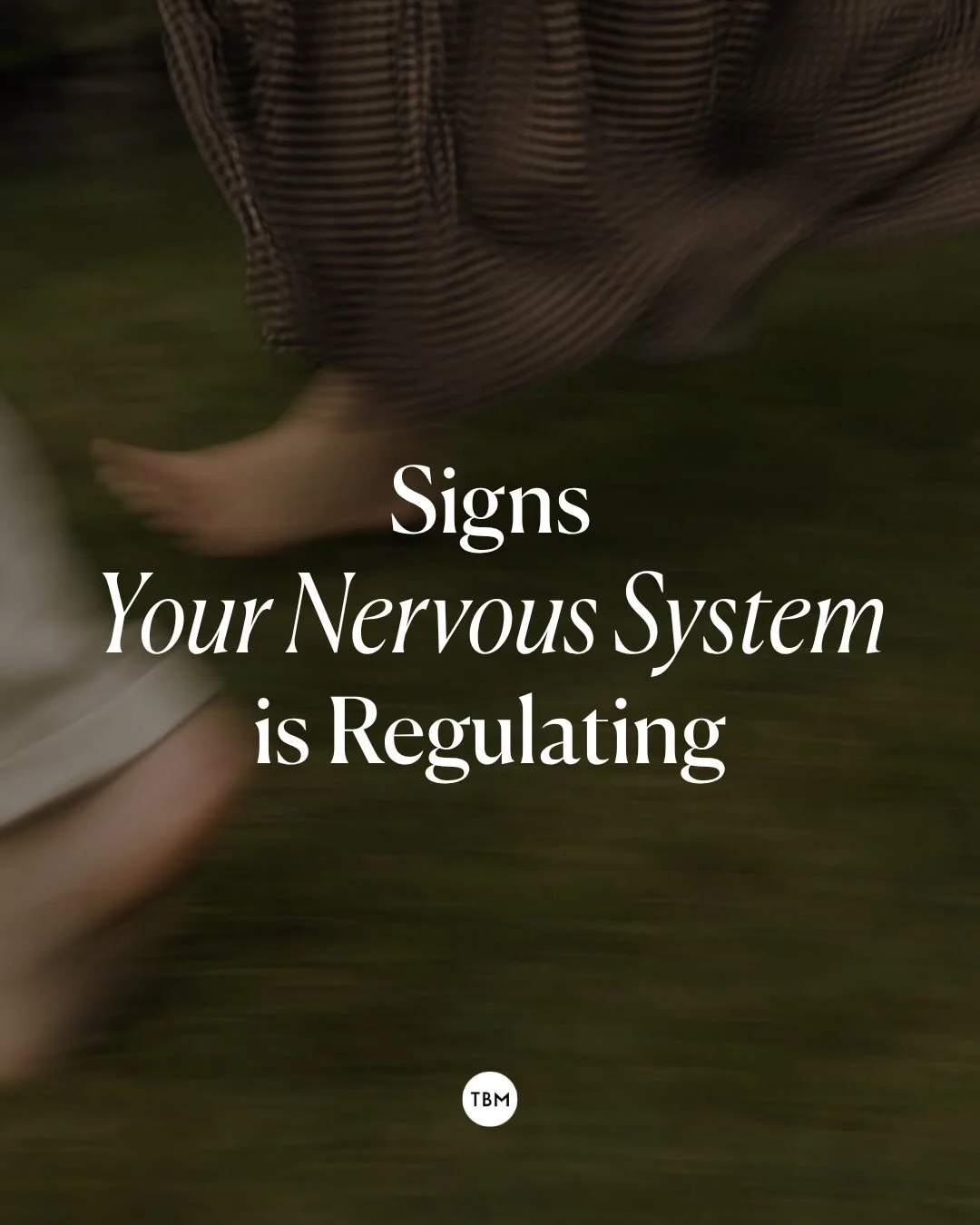 A regulated nervous system isn&rsquo;t just about feeling calm all the time.

When you&rsquo;re grounded and regulated, your spirit feels more &ldquo;online.&rdquo; You become a clearer channel for your true self, with greater access to your creativi