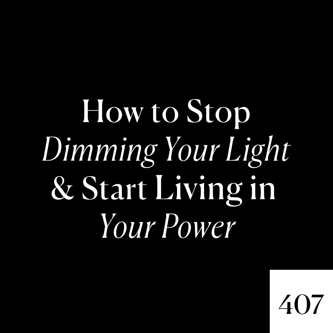 Expanded x Ep. 407 - How to Stop Dimming Your Light &amp; Start Living in Your Power