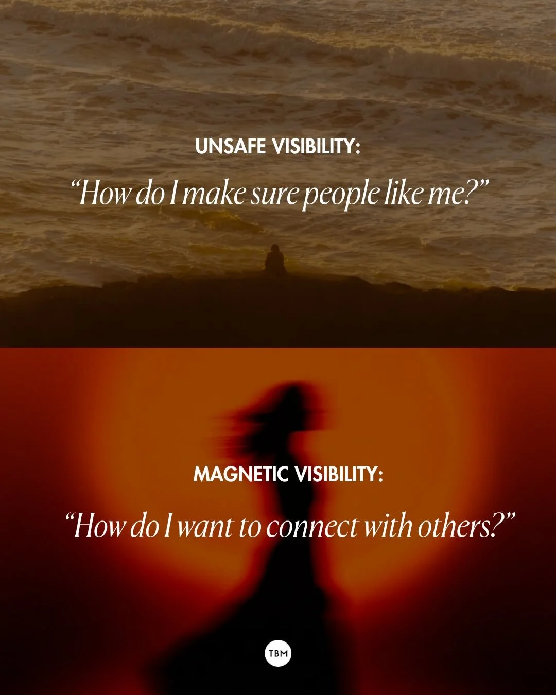 If you shape-shift, dim your light, or people-please to fit different spaces, listen up 🗣️

This is not just an external confidence issue.
There&rsquo;s a deeper subconscious pattern looping that associates visibility with rejection, judgement, or o