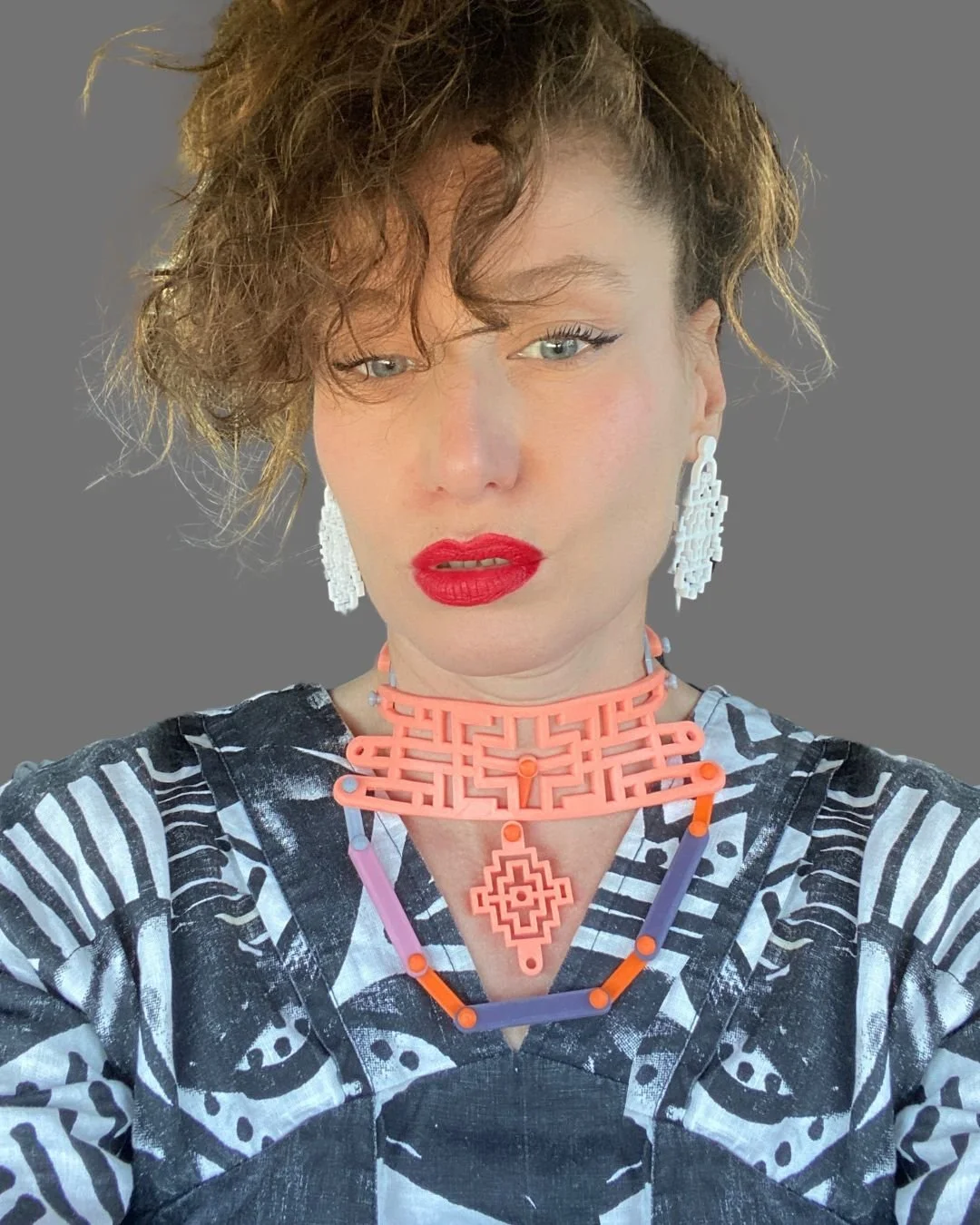 PASTEL TANGERINE CONVERTIBLE CHOKER - ICONS EDITION #3