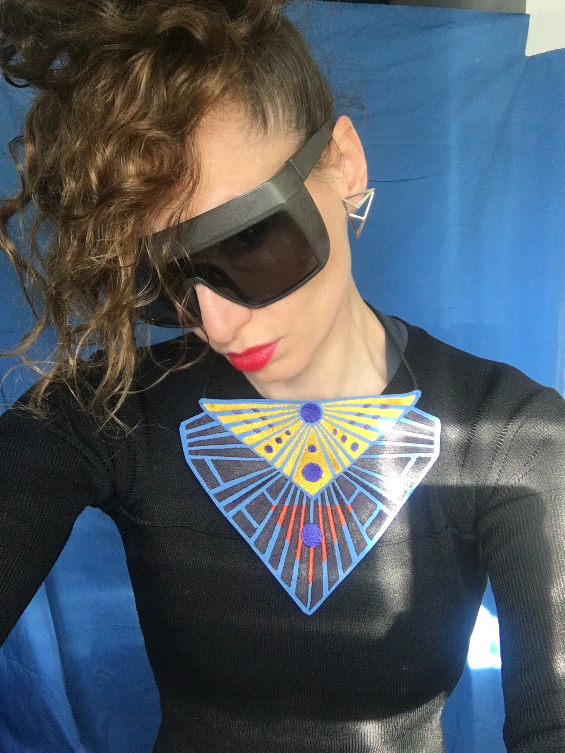 statement neckpiece , colour pop , bright jewellery , summer jewellery , melbourne design, unique gifts 