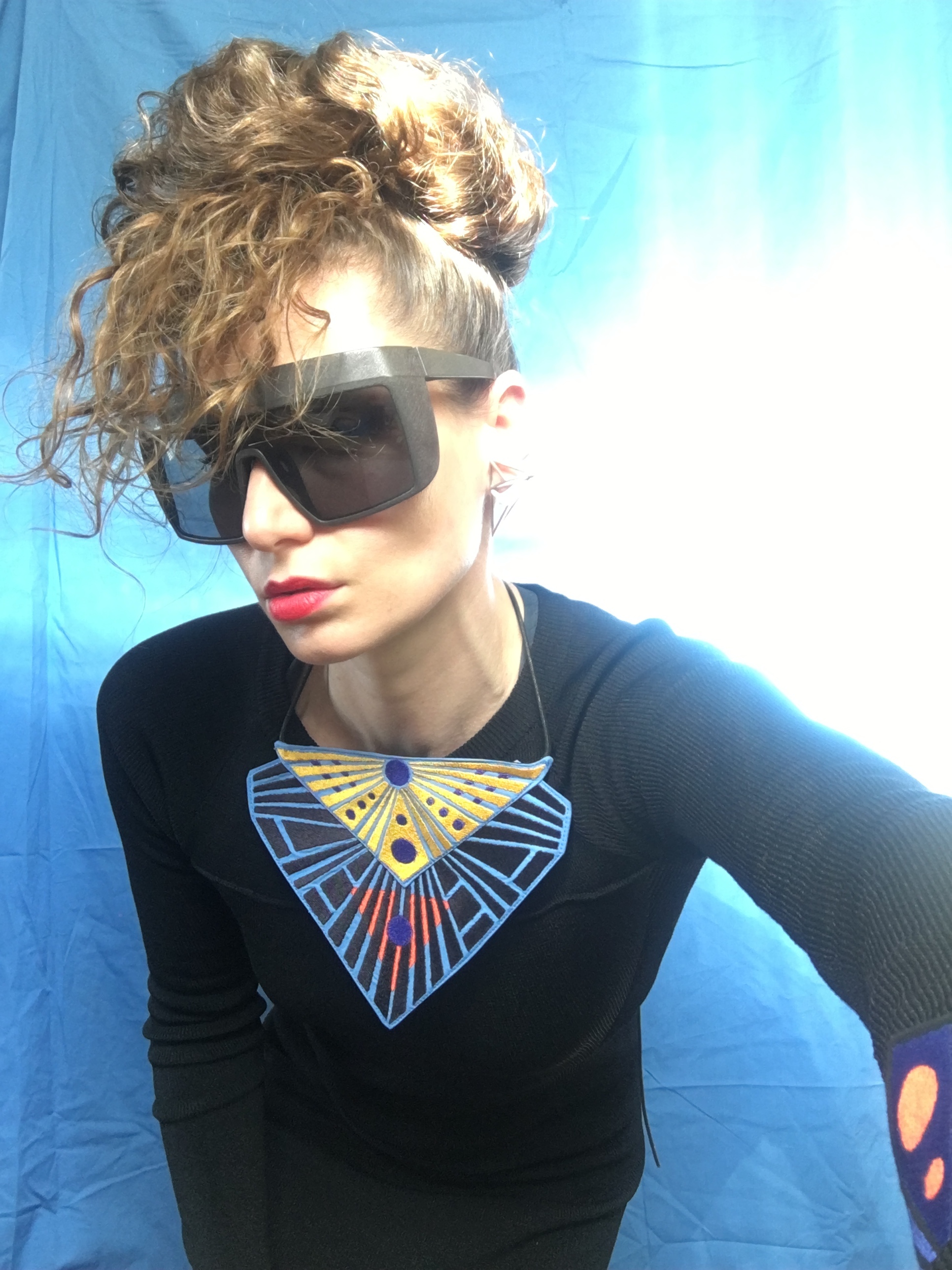 statement neckpiece , colour pop , bright jewellery , summer jewellery , melbourne design, unique gifts 