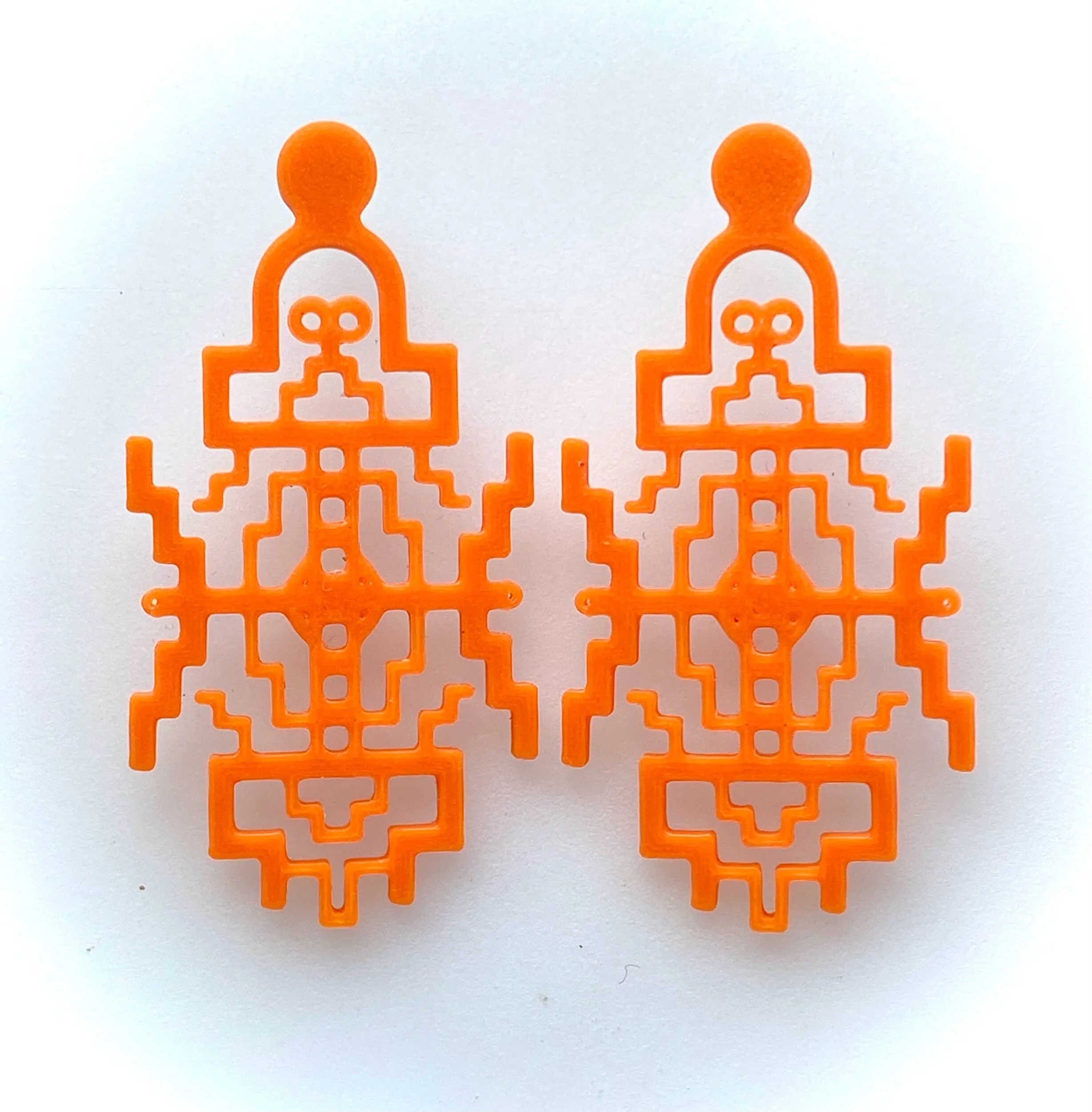 Big Bold Geometric Drop Earrings ear cuffs