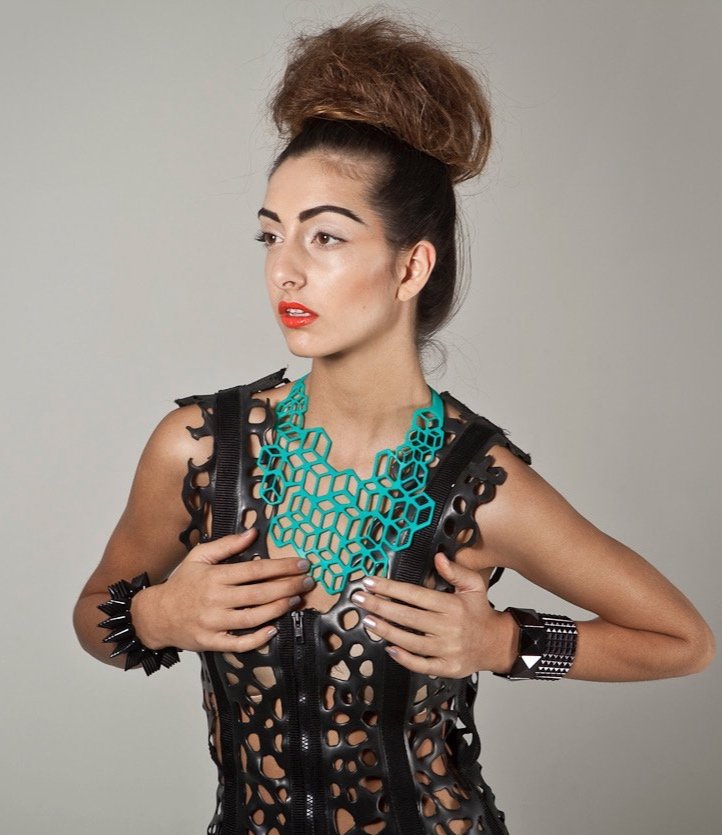melbourne-model-shoot-alana-cubika-statement-bib-teal-y2k-cropped.jpg