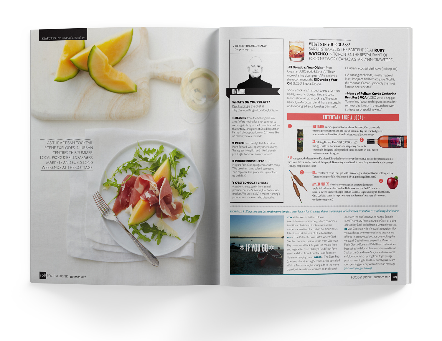 LCBO » redesign of FOOD&DRINK MAGAZINE.