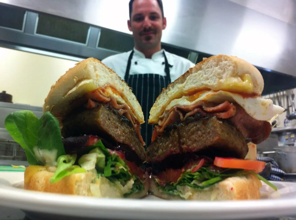 Chef Scott with the Big Boy Burger