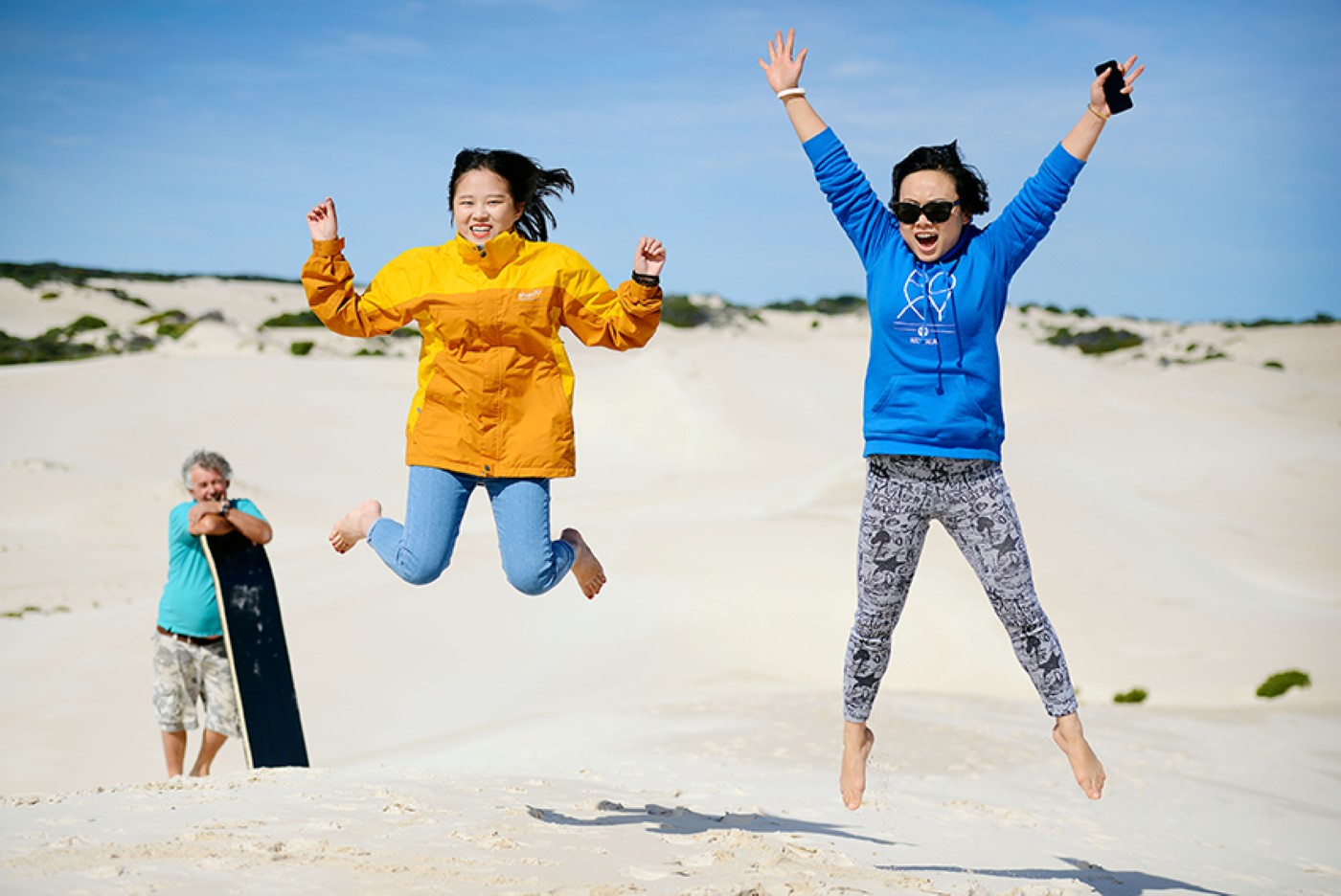 Sand Dune Sledding