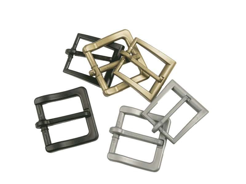 metal free belt buckle