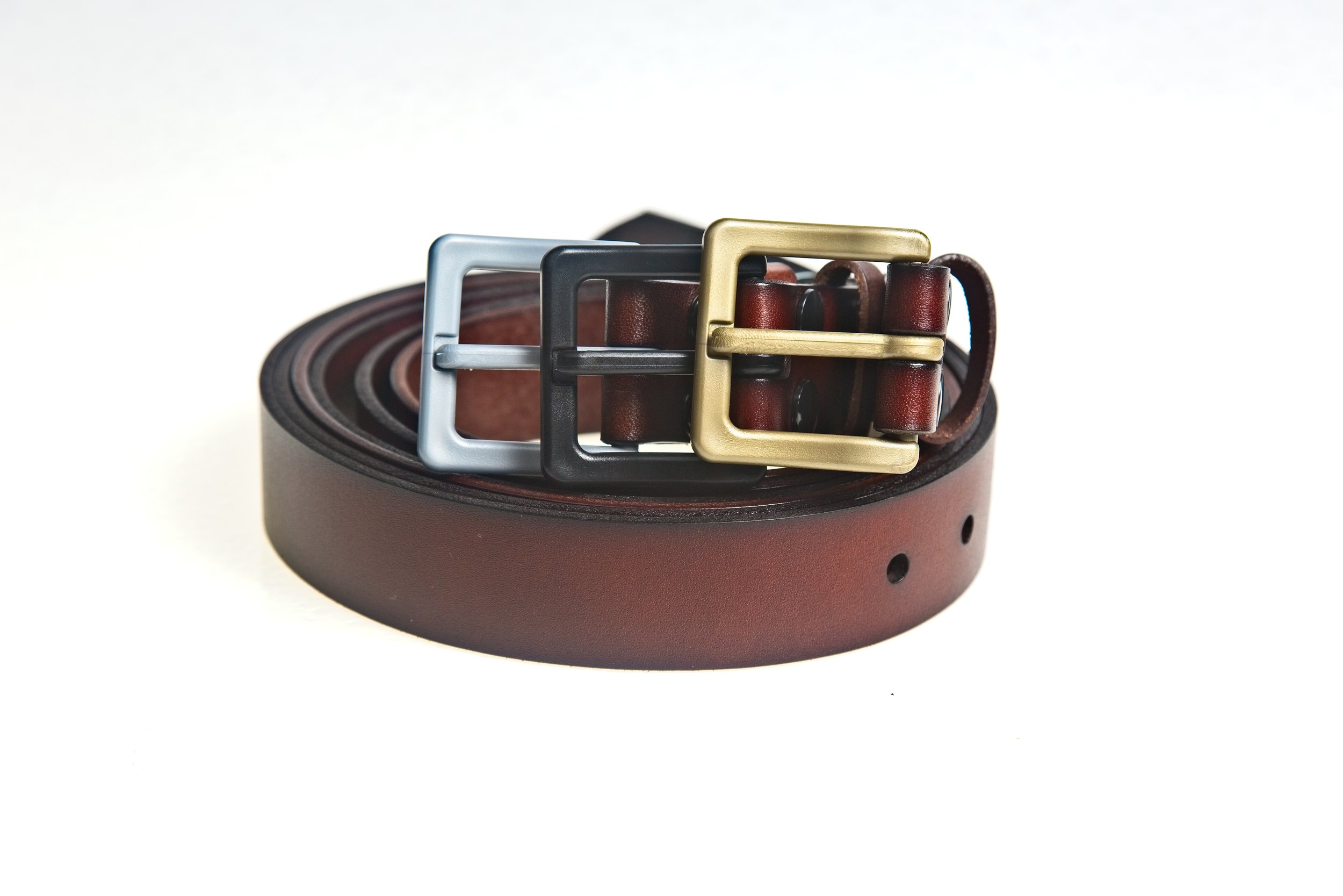Chestnut 35 mm Italian Leather Belt