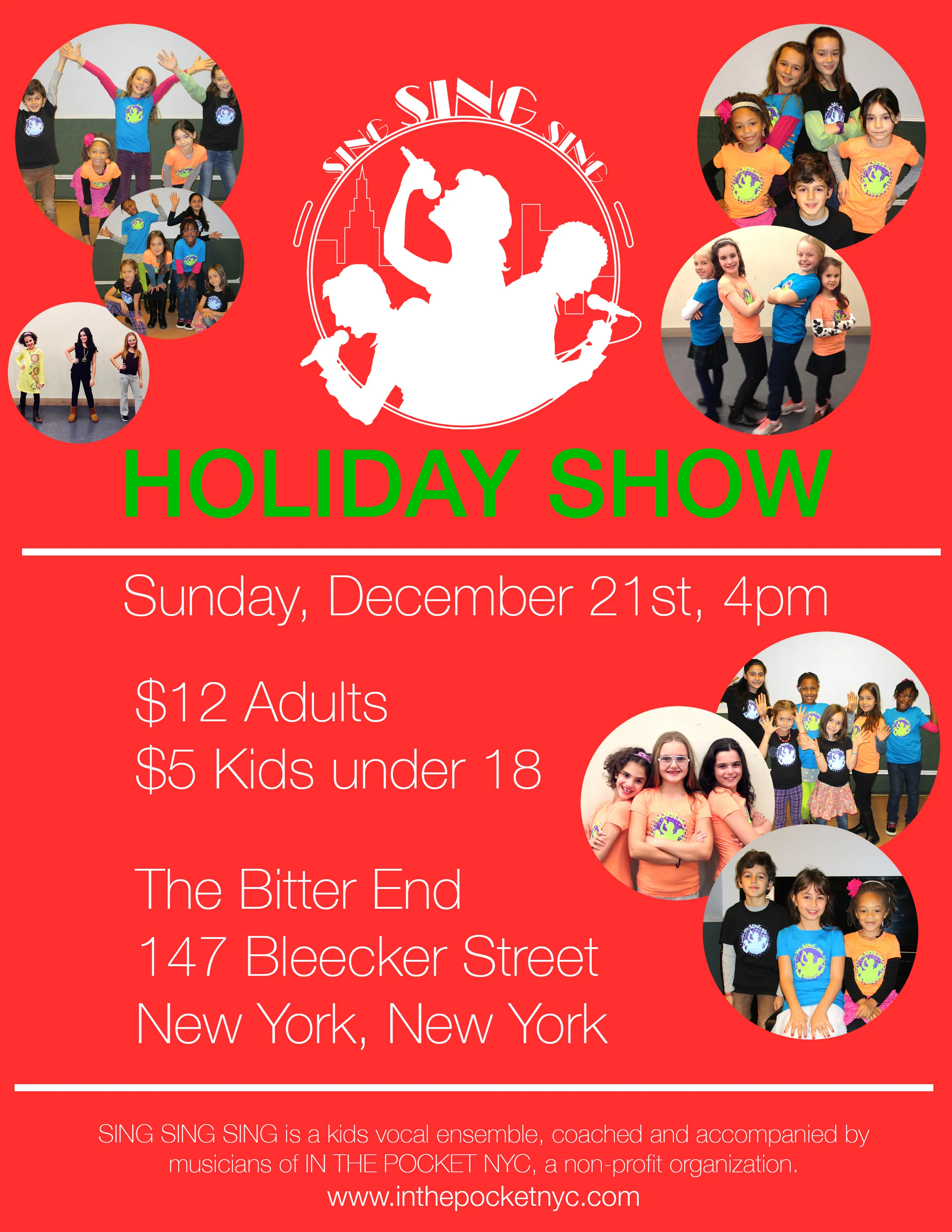 SING SING SING Holiday Show 2014