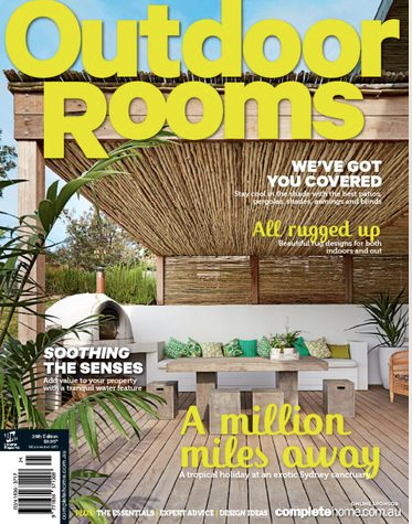 Outdoor Rooms April, 2015 Article about one of our coastal Cronulla designs.