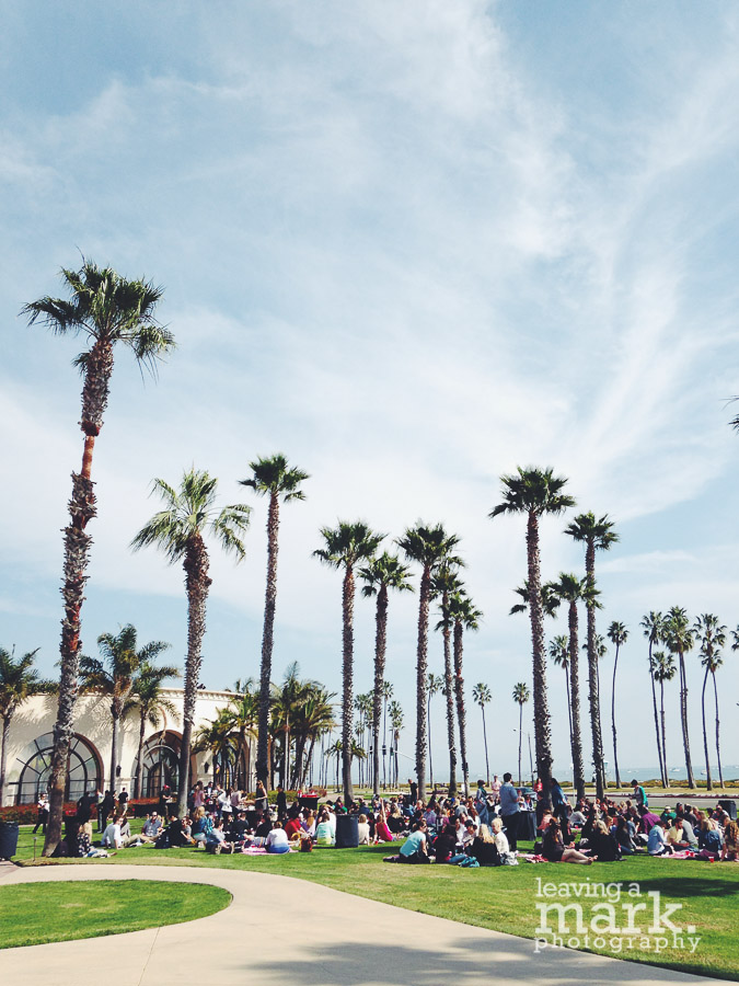 Picnic lunch - Santa Barbara is beautiful.