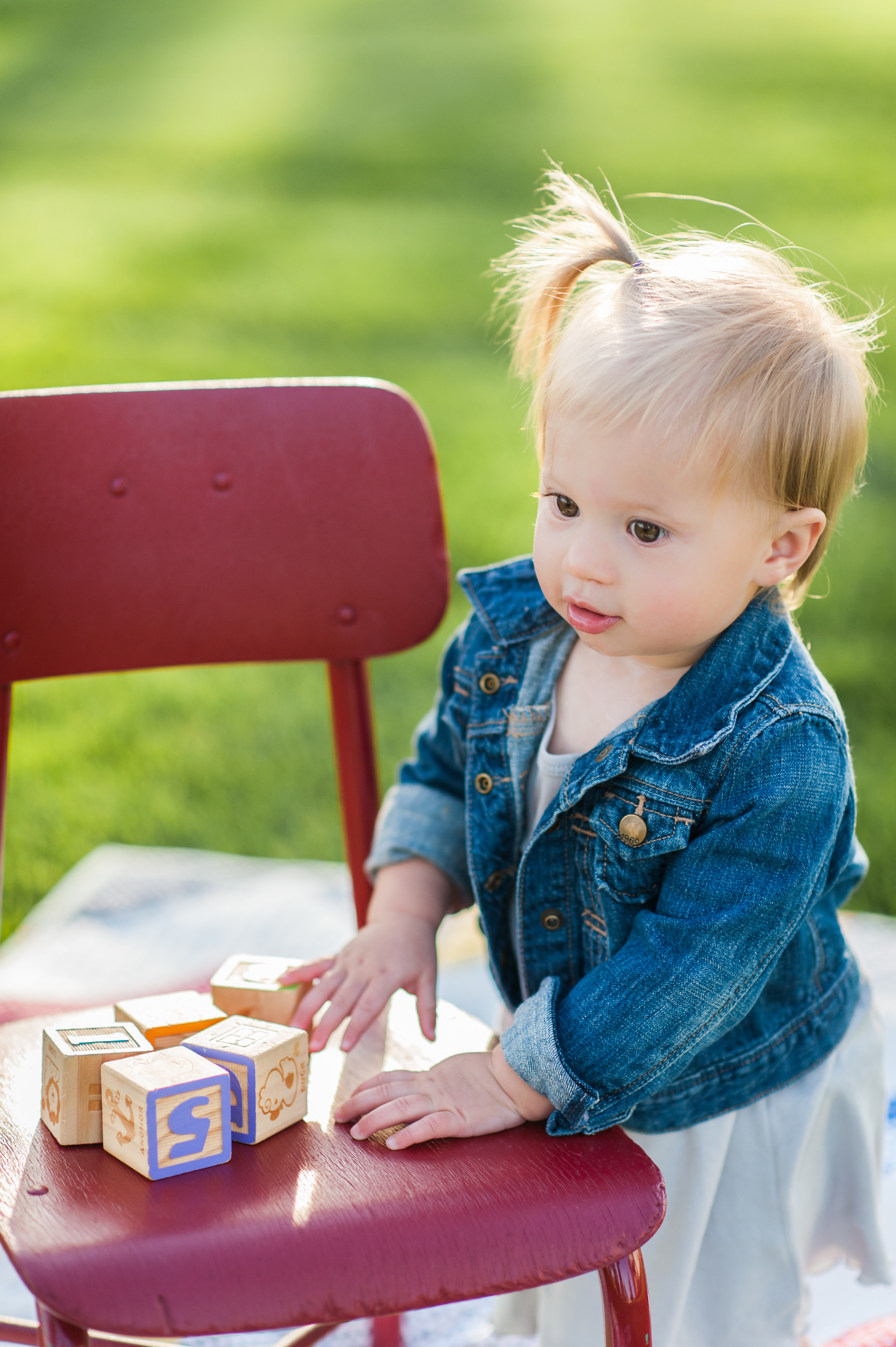 one year old girl