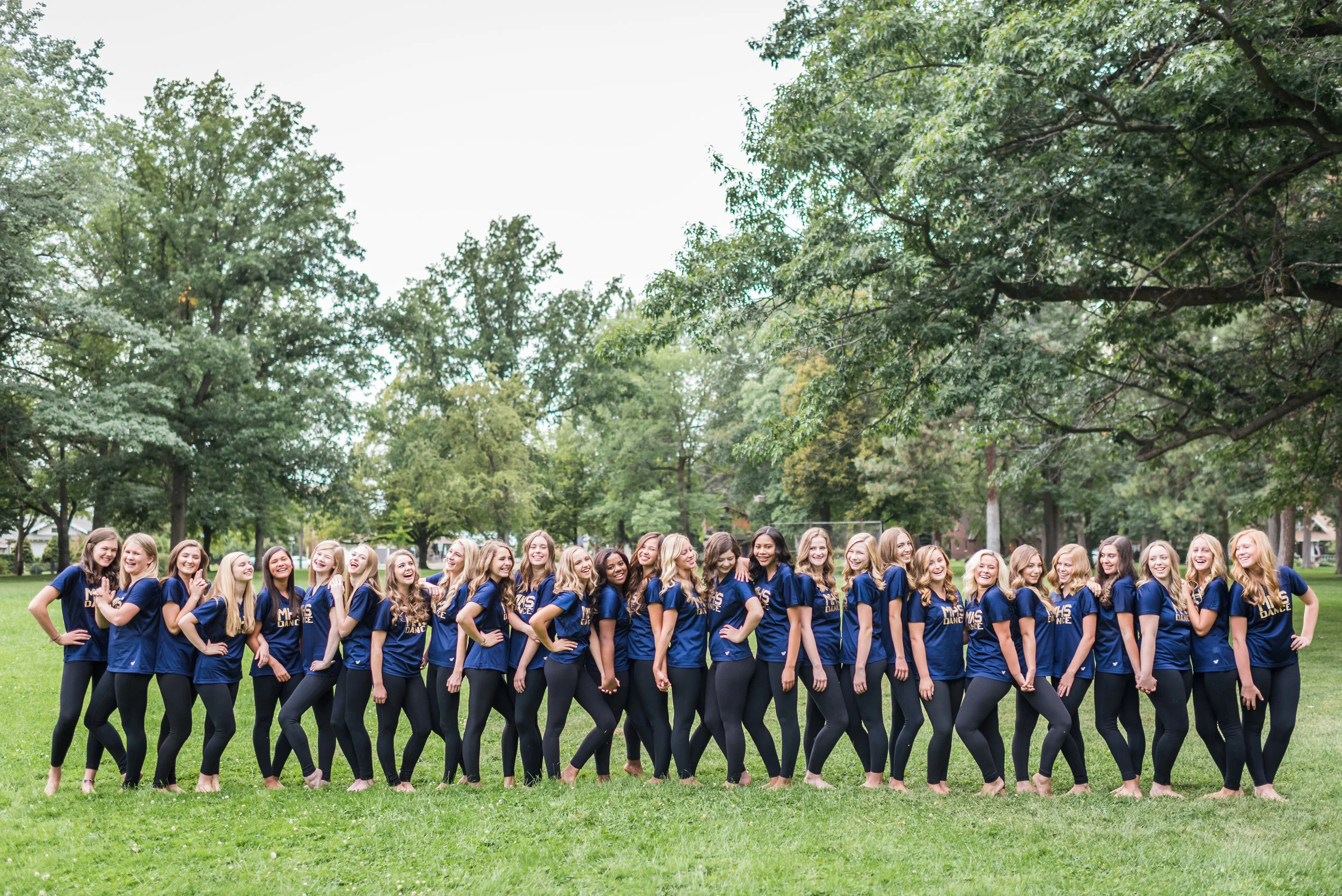Mead High School Dance Team Photo Session — KC England Photography