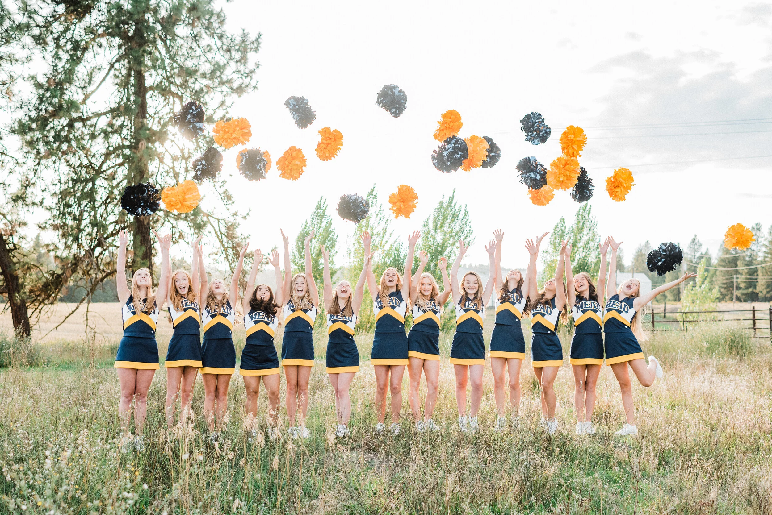 Mead High School Cheer Photos in Spokane, WA — KC England Photography