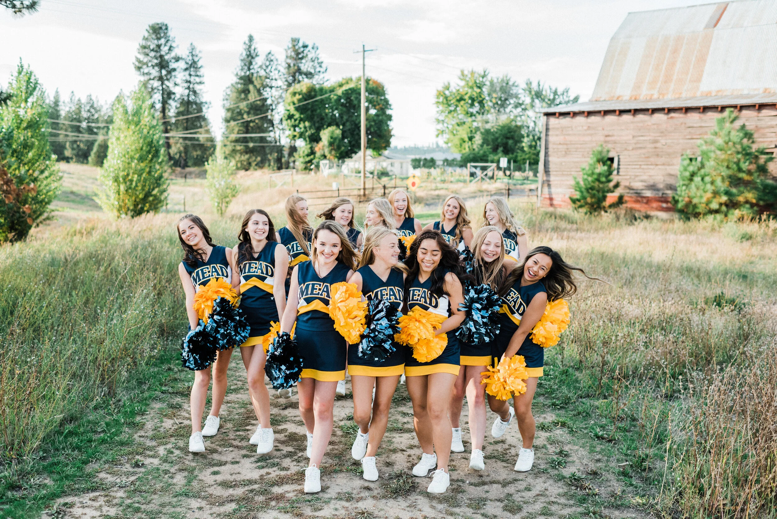 Mead High School Cheer Photos in Spokane, WA — KC England Photography