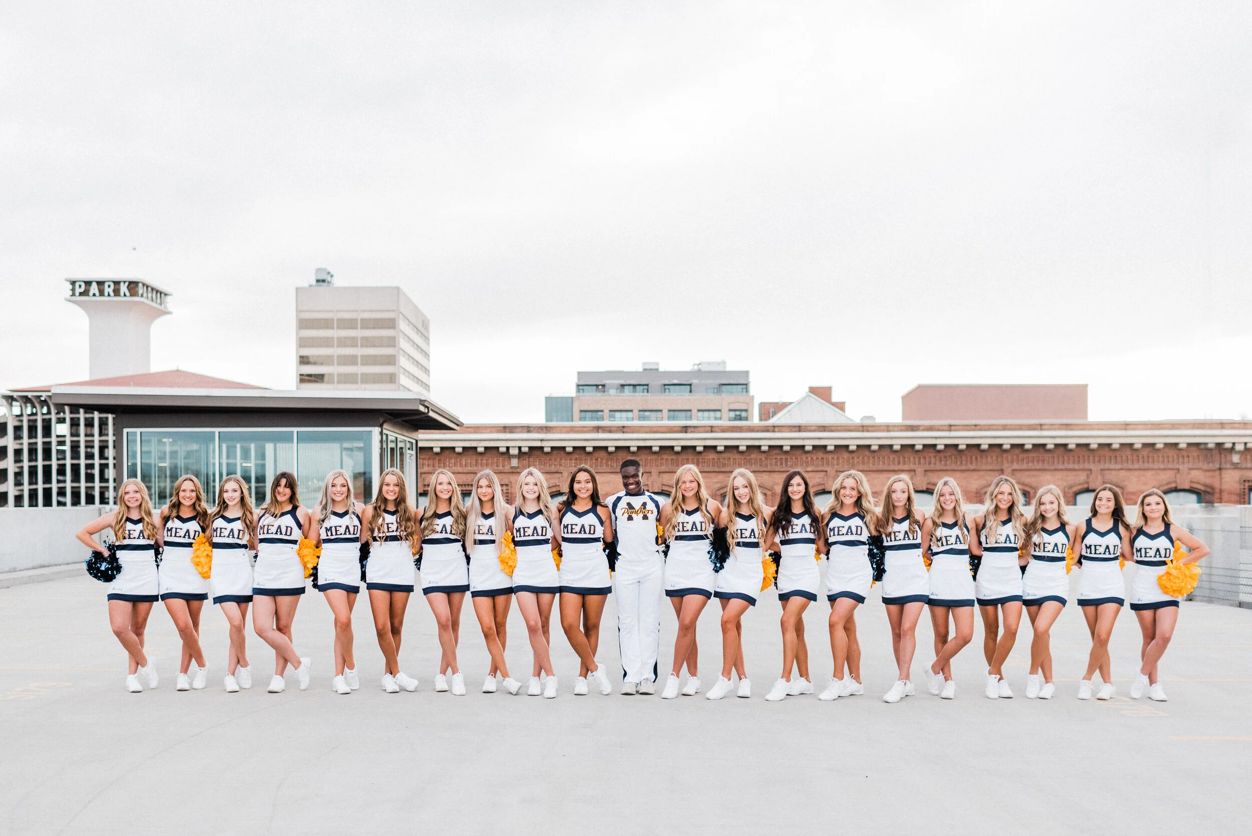Mead High School Cheer Photos in Spokane, WA — KC England Photography