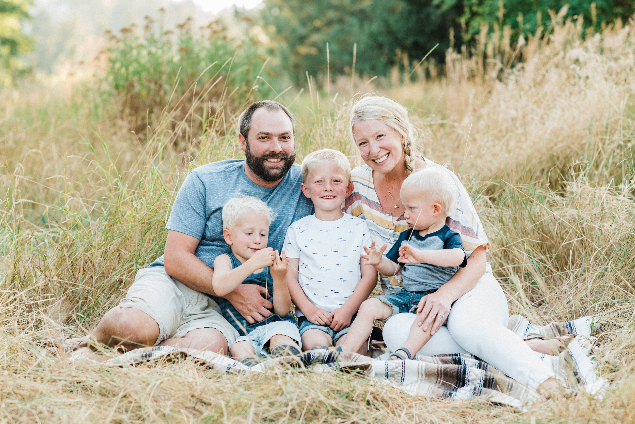 family photos in Spokane