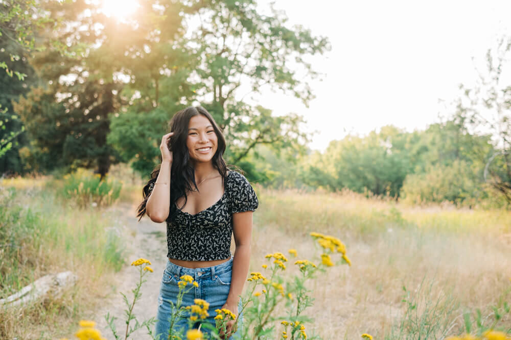 Spokane girl senior photo session