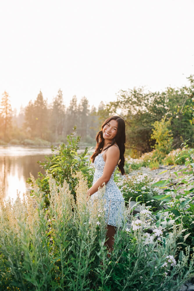 Spokane girl senior photo session