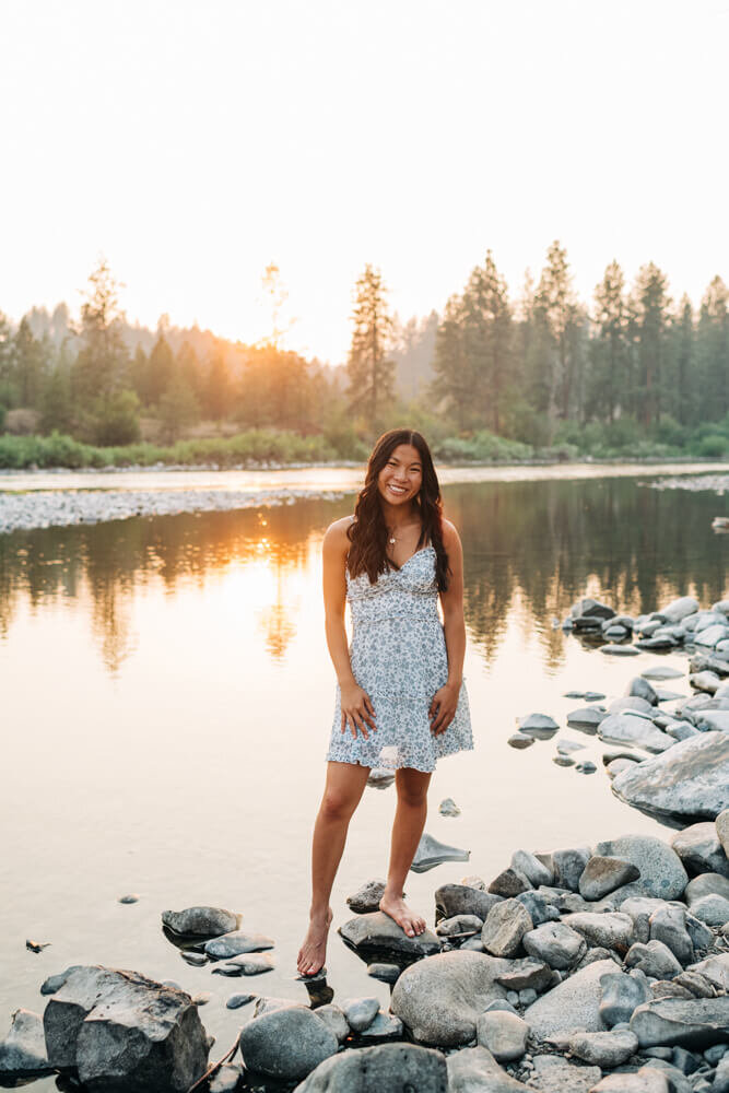 Spokane girl senior photo session