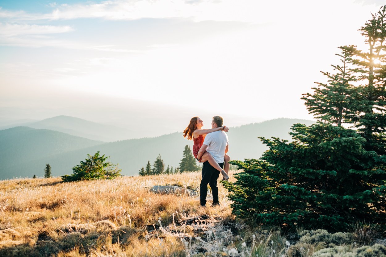 Mt. Spokane Engagement Session