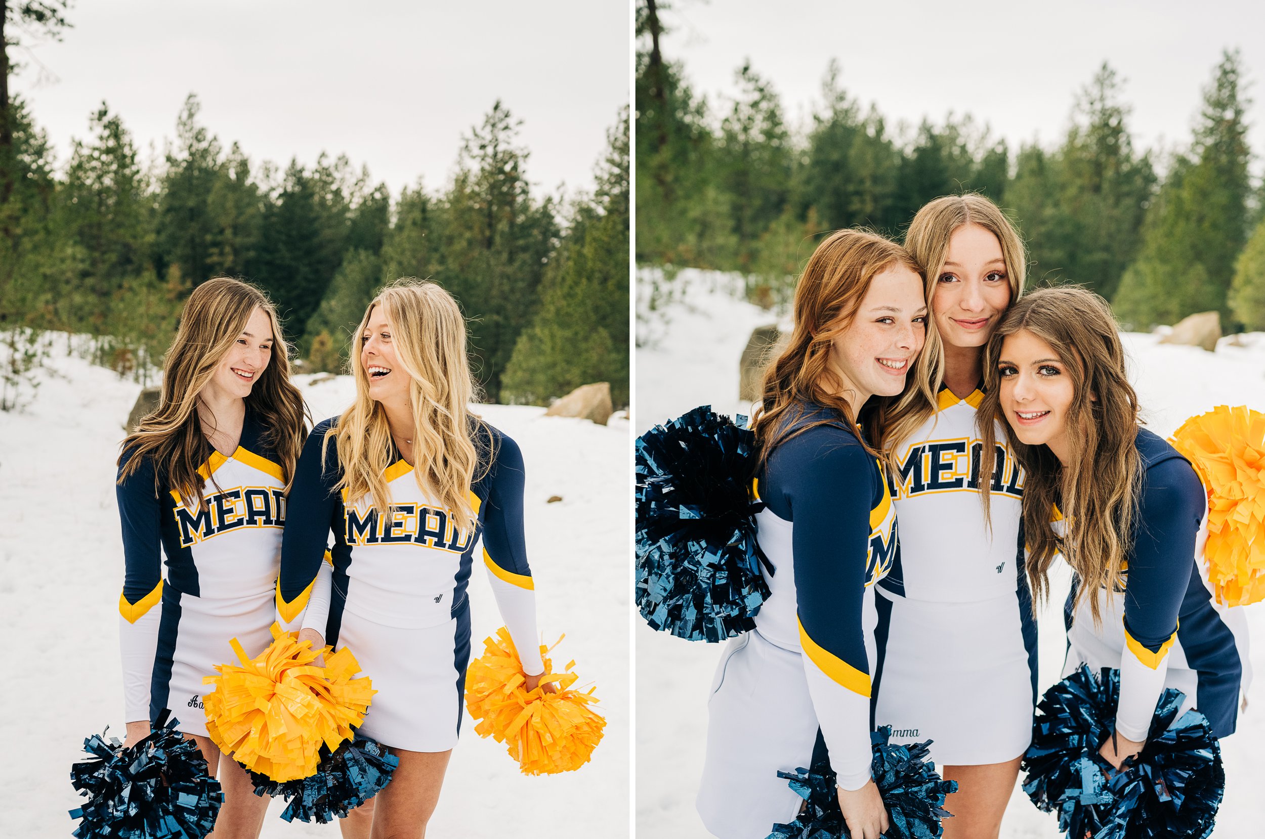 High School Cheer Team Photo Session