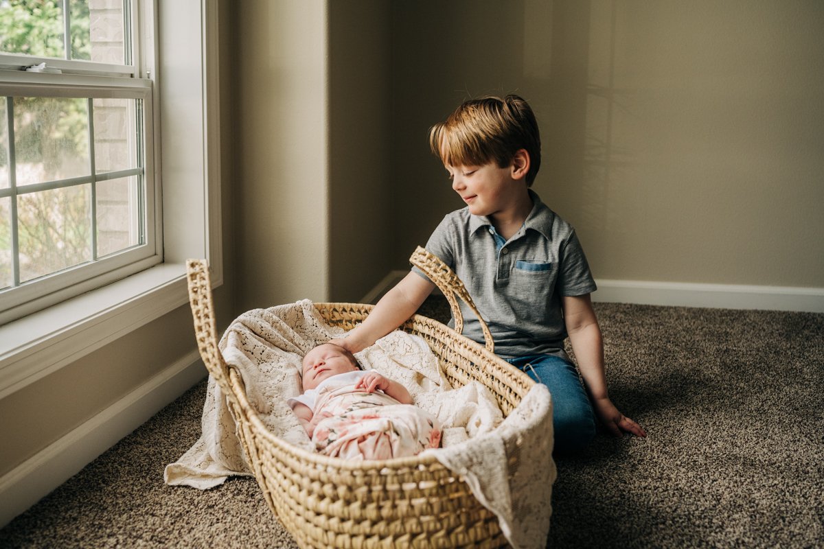 Newborn Photo Session at Home