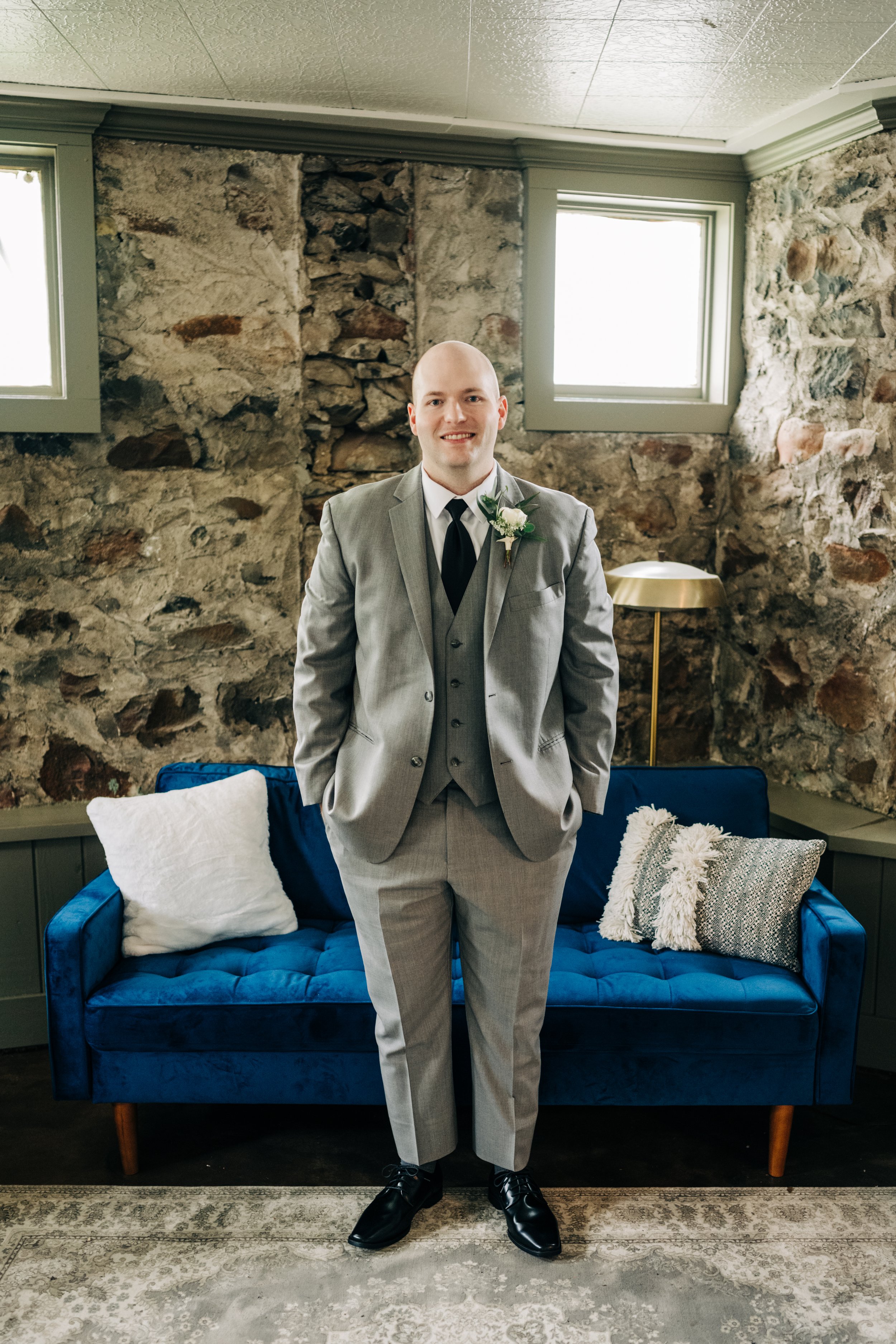 groom getting ready