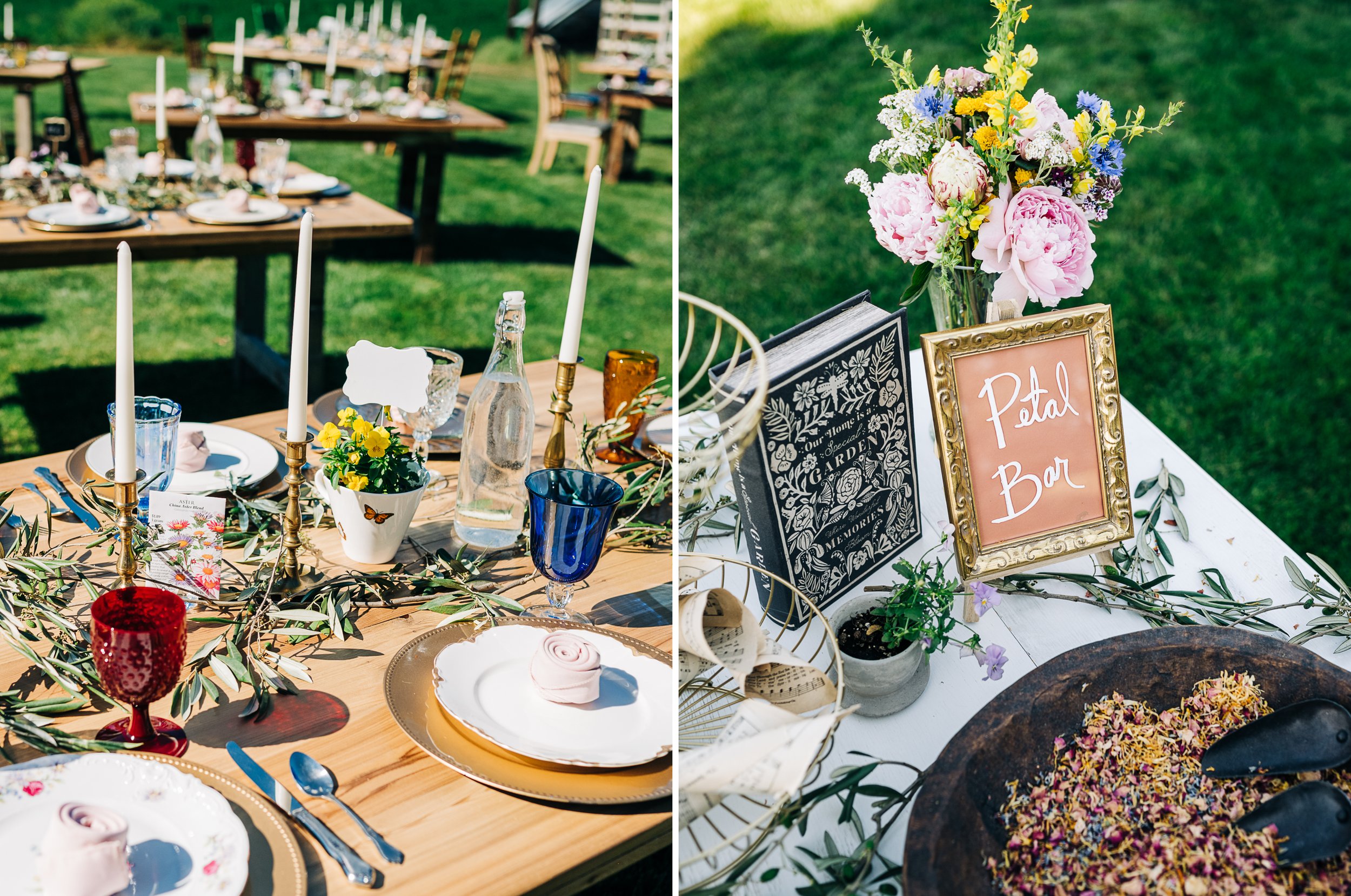 Garden Party Wedding Details