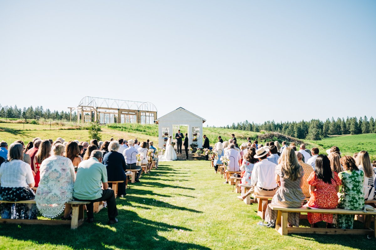 Garden Party Wedding The Glasshouse on Monroe