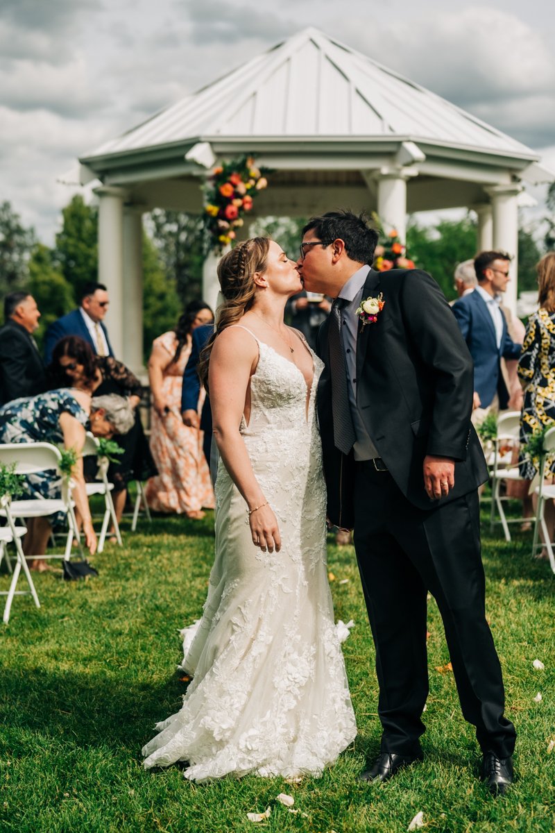 Wedding Ceremony at the Rose Garden Manito Park