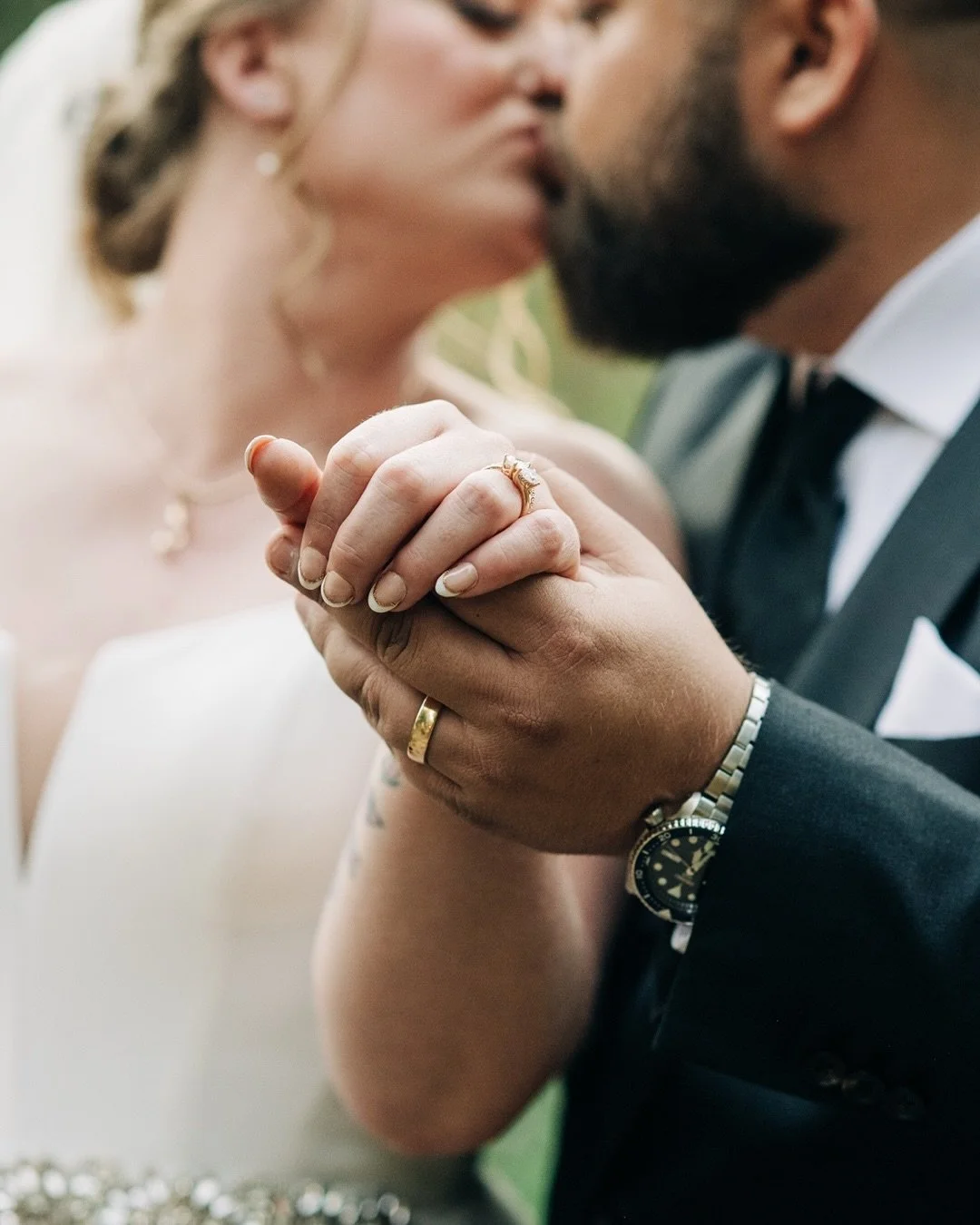 After nearly 11 years since their first date, these two finally said &ldquo;I do&rdquo; in the most intimate way &mdash; a private ceremony with just ten loved ones, followed by dinner with family. Later in the evening, more guests joined for drinks,