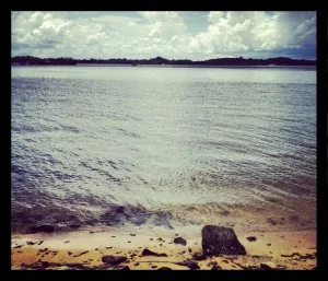 Sit beside the seaside