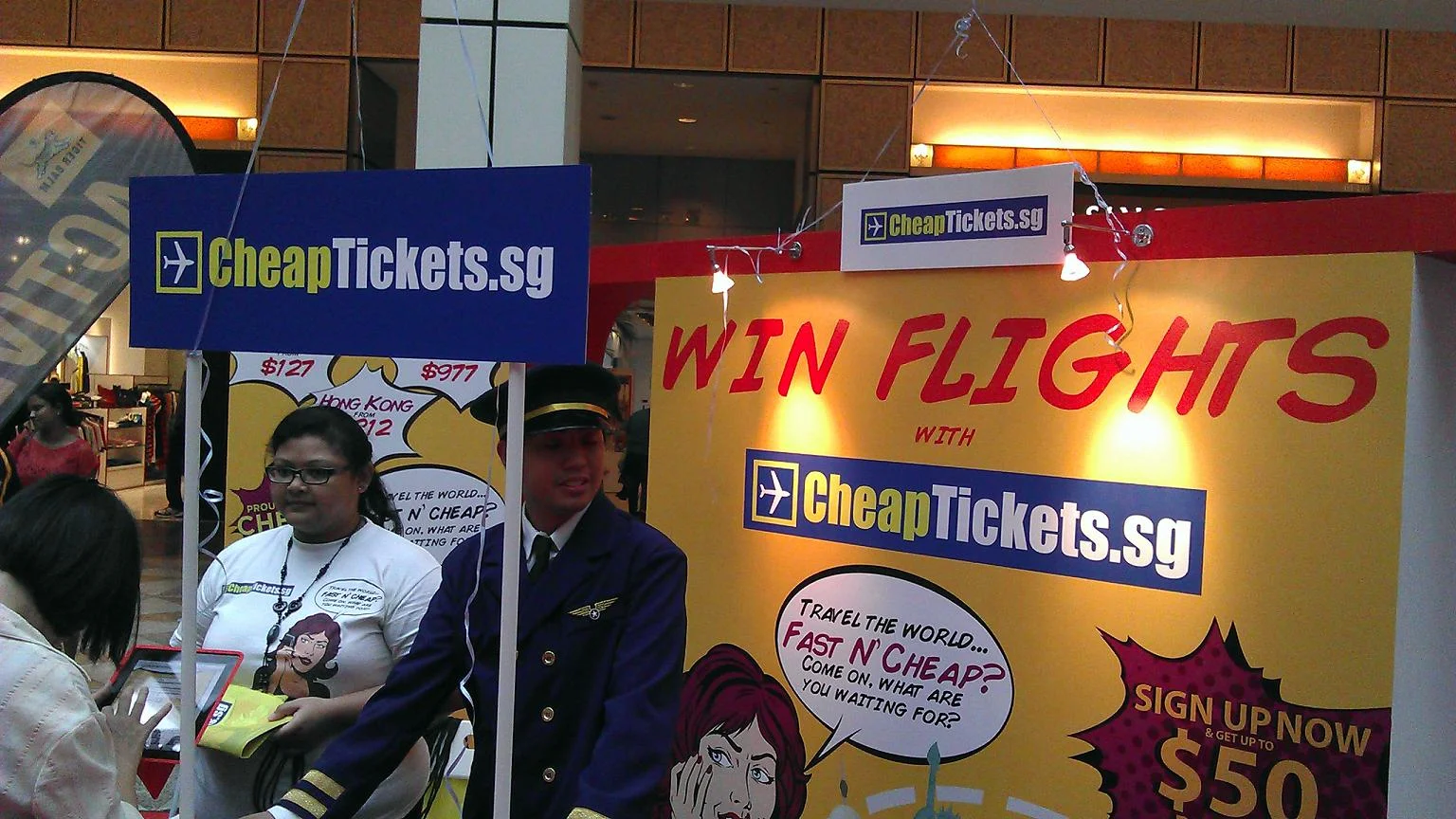 CheapTickets Main Booth