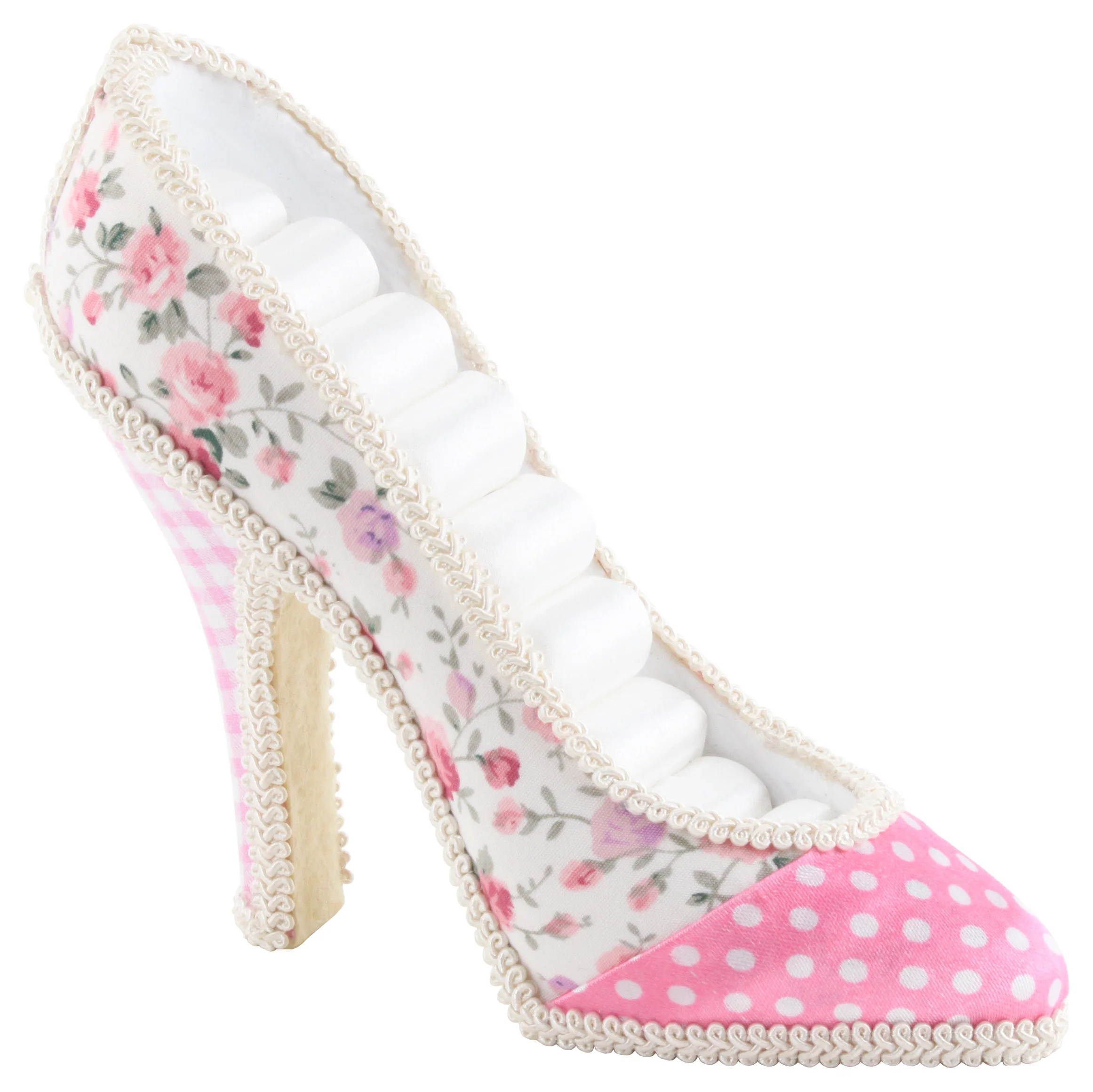 €12 POLYRESIN/WOMAN'S SHOE W/JEWELLERY STAND 14X4X12.5