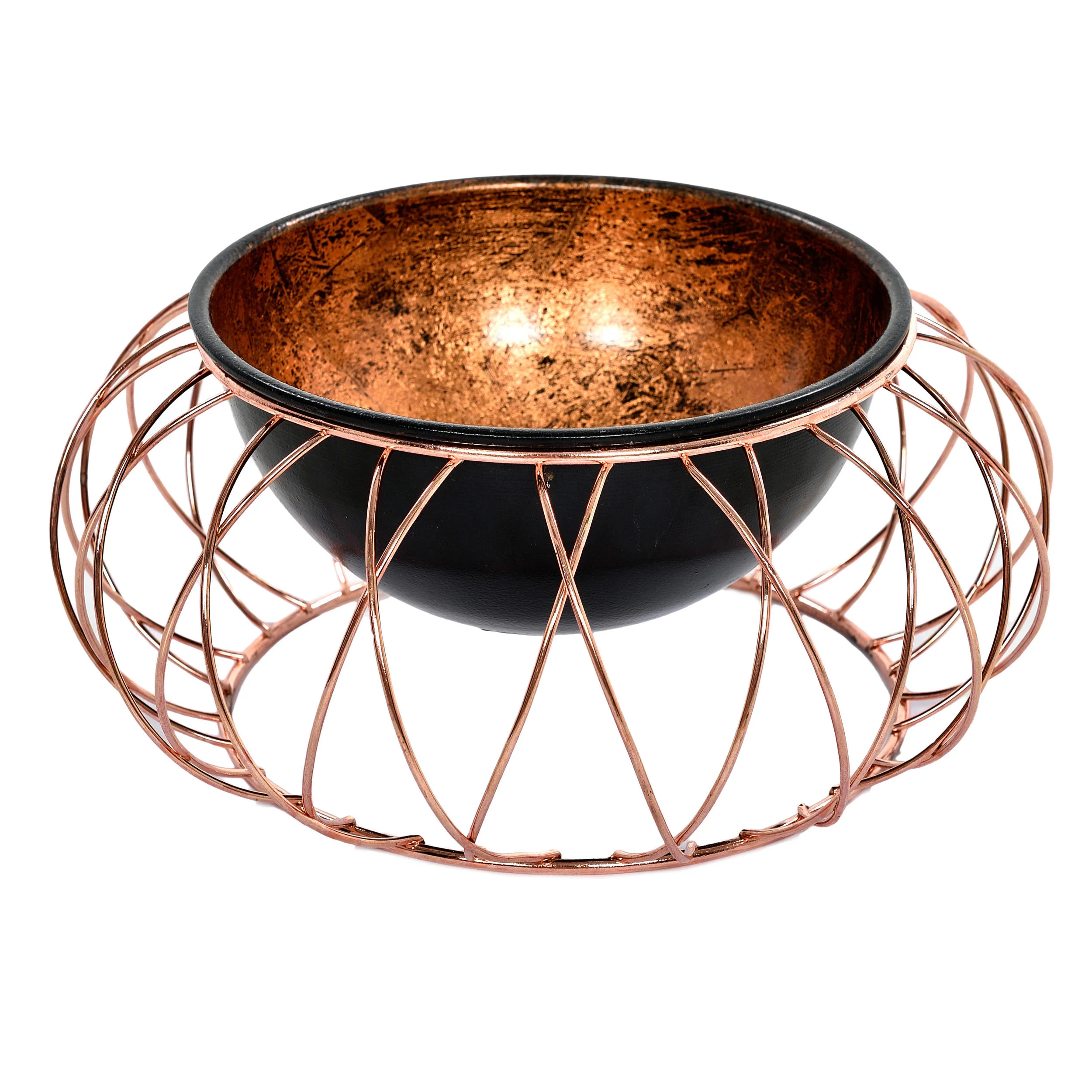 €26 METAL BOWL IN COPPER COLOR 24X24X10